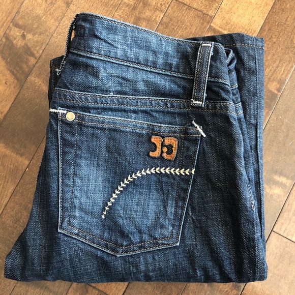 JOE’S Jeans Dark Wash Low Rise Slim Bootcut Jeans Size 27 - Picture 13 of 14